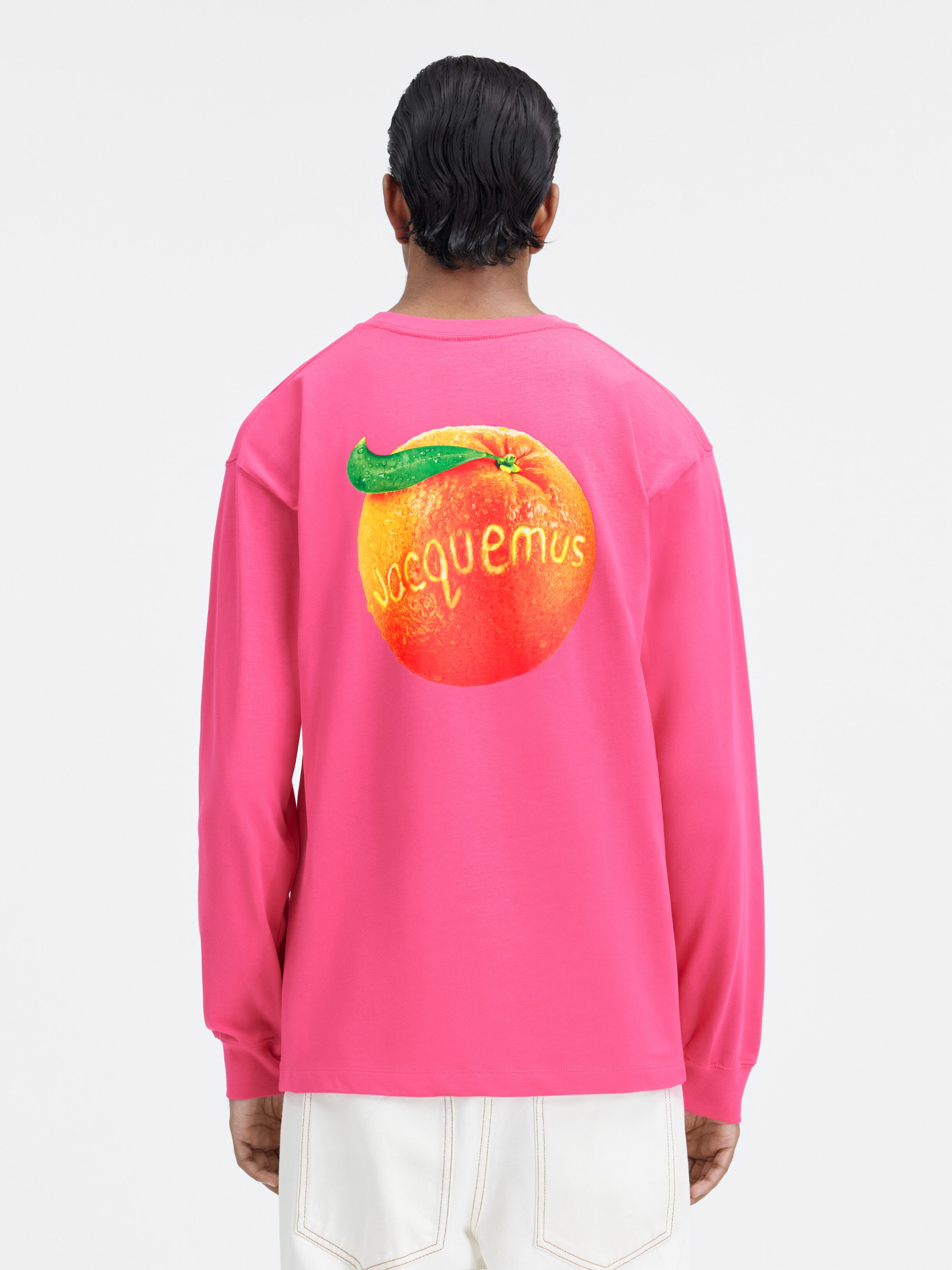 Le t-shirt manches longues orange JACQUEMUS + NIKE