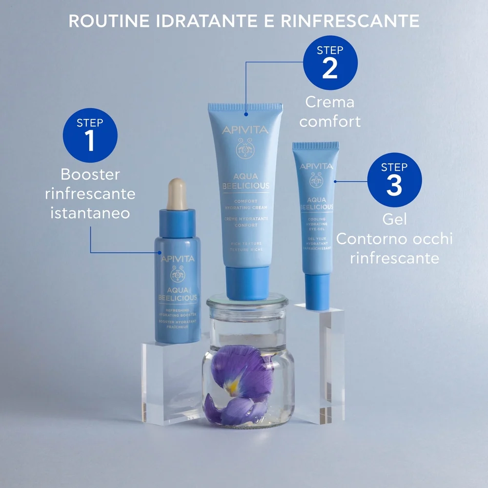 Gel hidratante refrescante para olhos Aqua Beelicious - Hidratação para o contorno dos olhos