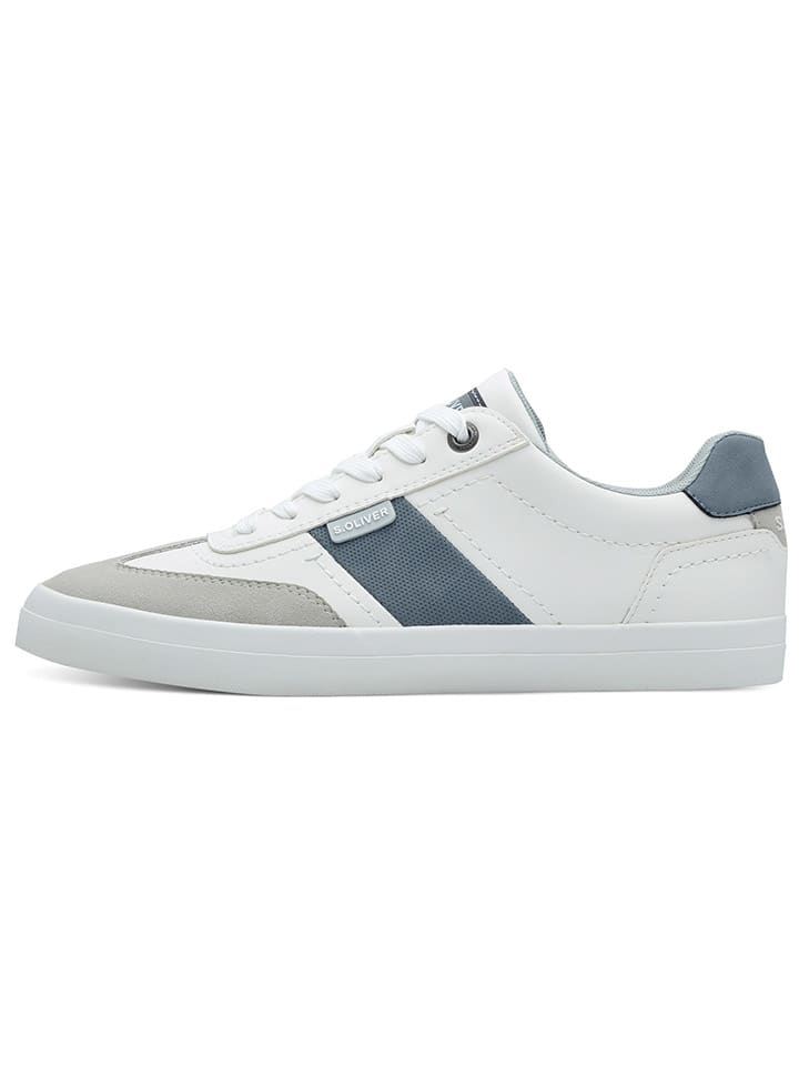 s.Oliver Sneakers in Weiß/ Blau günstig kaufen