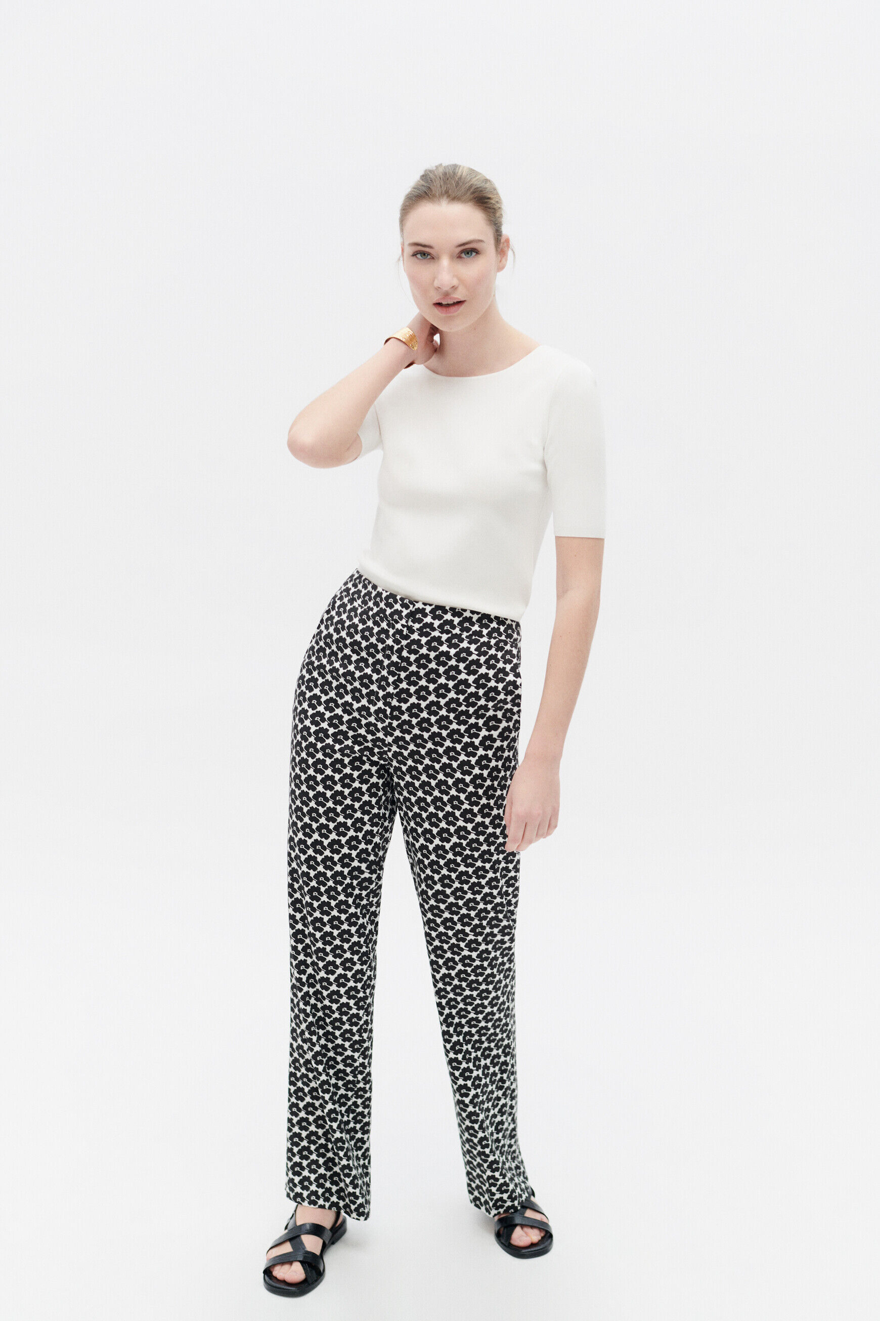Pantalon pmarcel noir femme