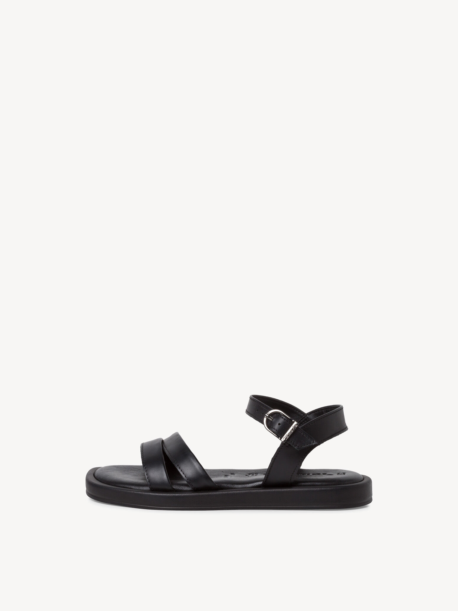 Sandale en cuir - noir
