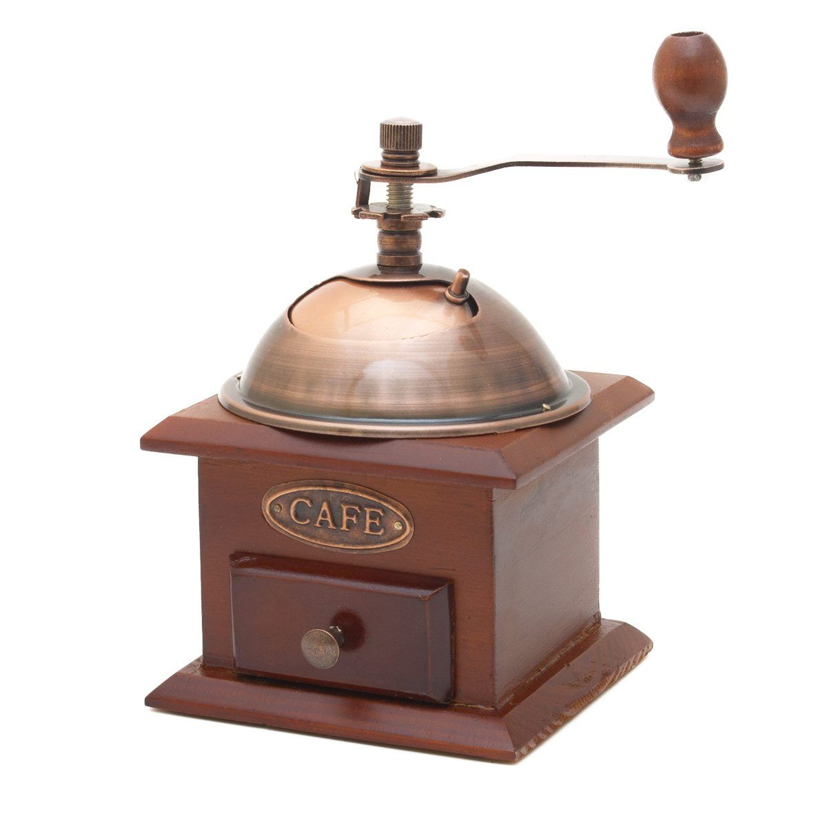 Goods+Gadgets Kaffeemühle Nostalgie Retro Kaffee-Mühle, Vintage Handkaffeemühle