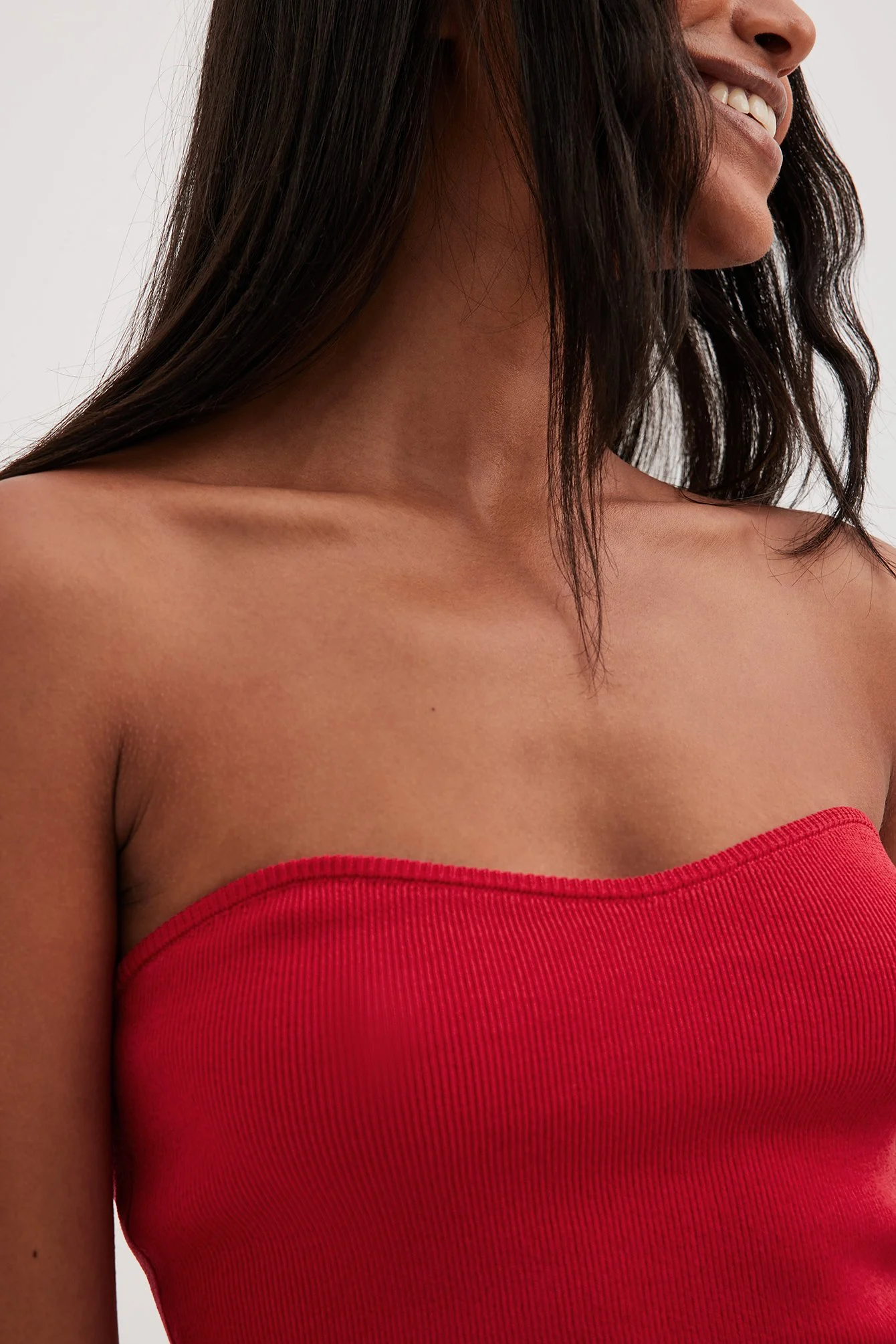 Tube-Top aus Feinstrick