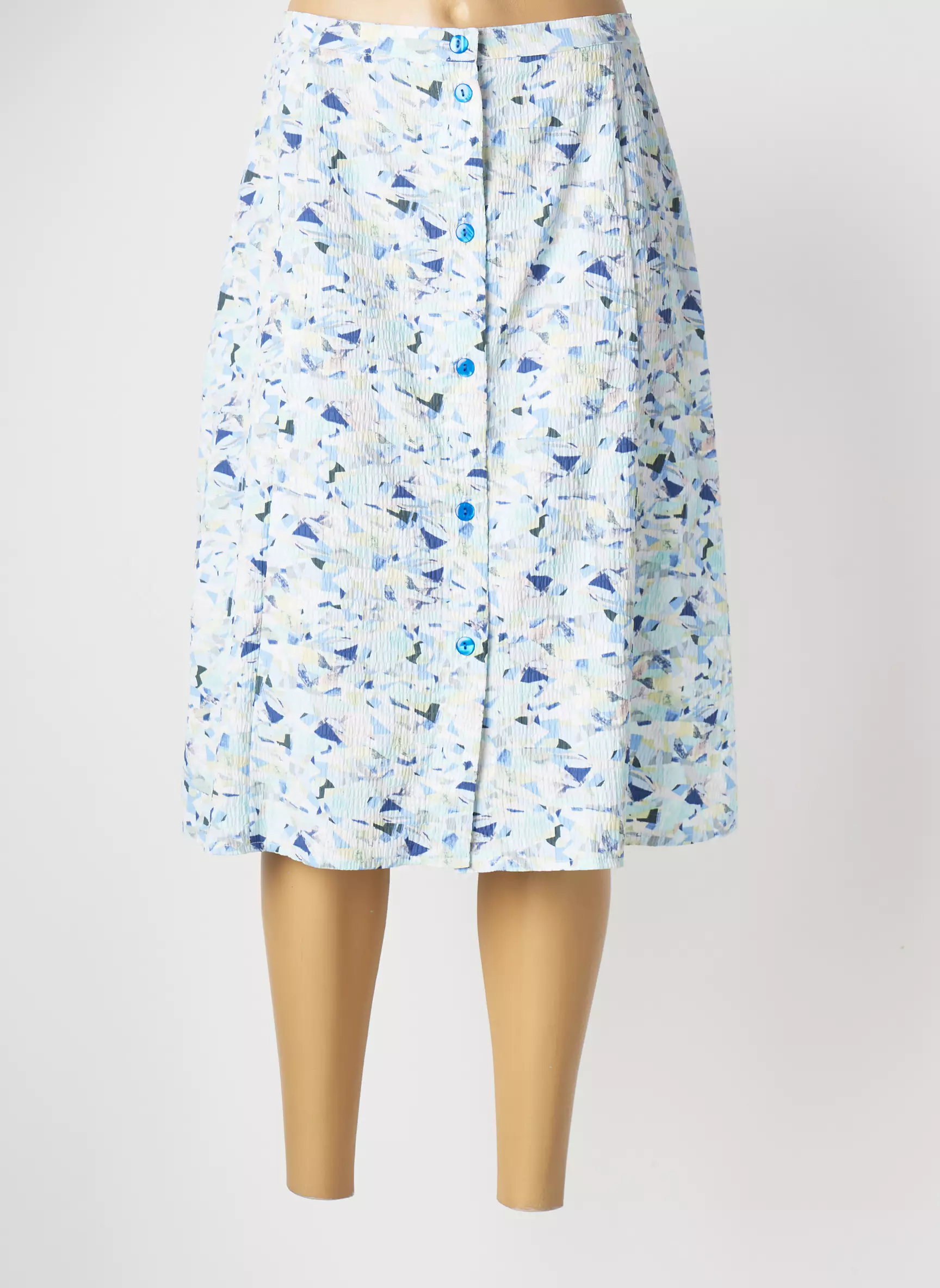Marie De Marcille Jupes Mi Longues Femme couleur bleu