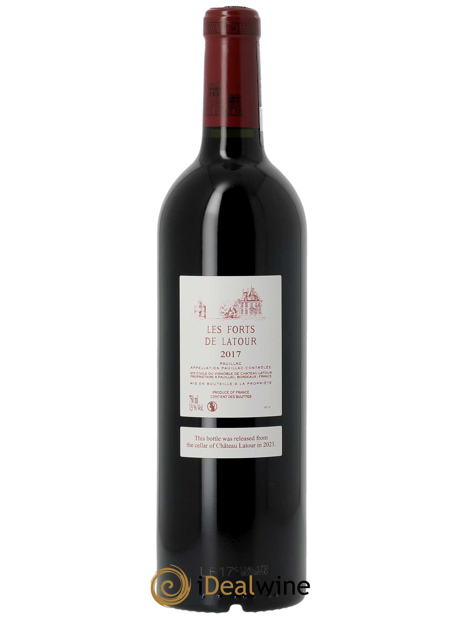 Les Forts de Latour Second Vin  2017 - Lot de 1 Bouteille