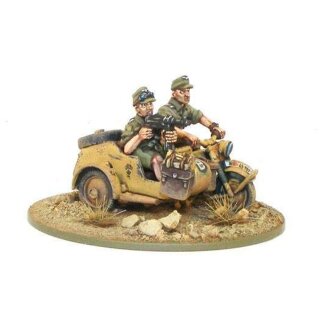Afrika Korps Kradschützen mit Beiwagen