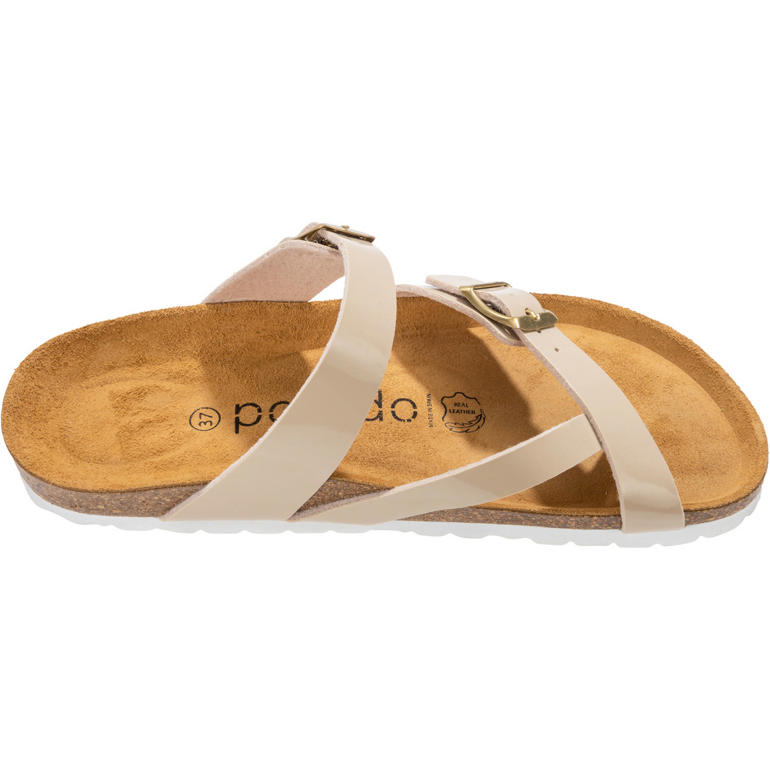 Palado Cres Lack, Pantoletten, Damen, Cream