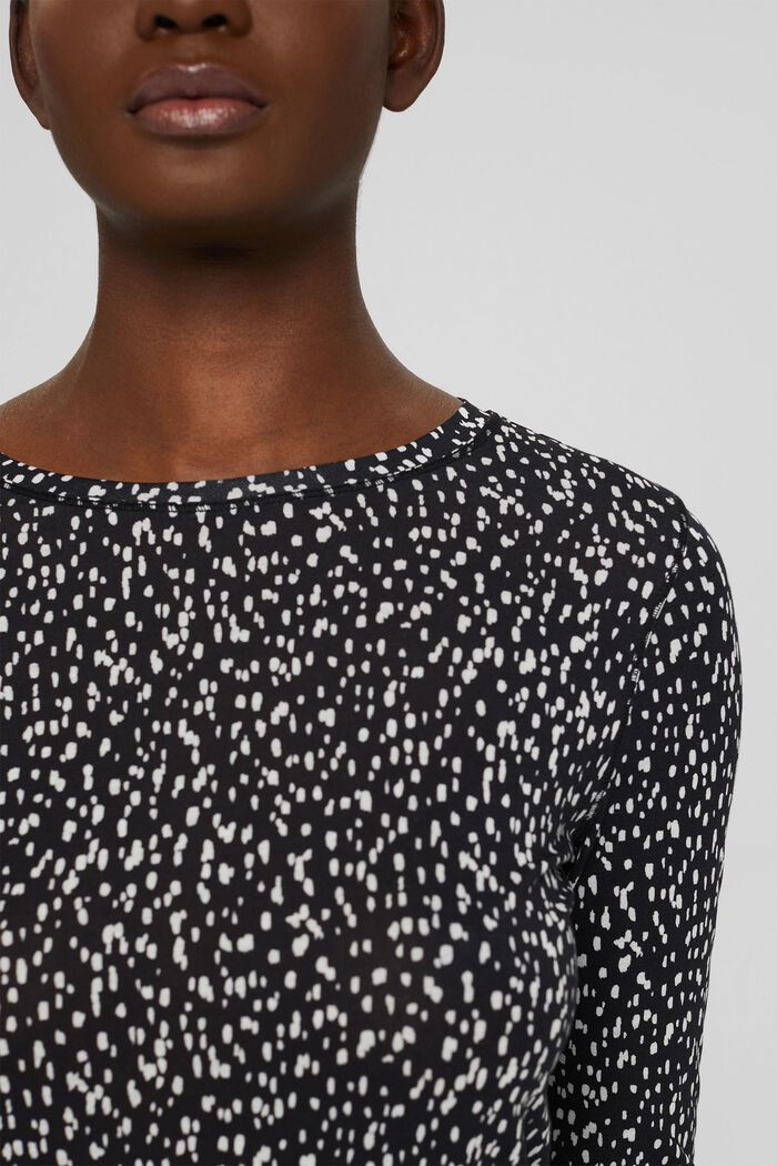Gemustertes Longsleeve mit TENCEL™