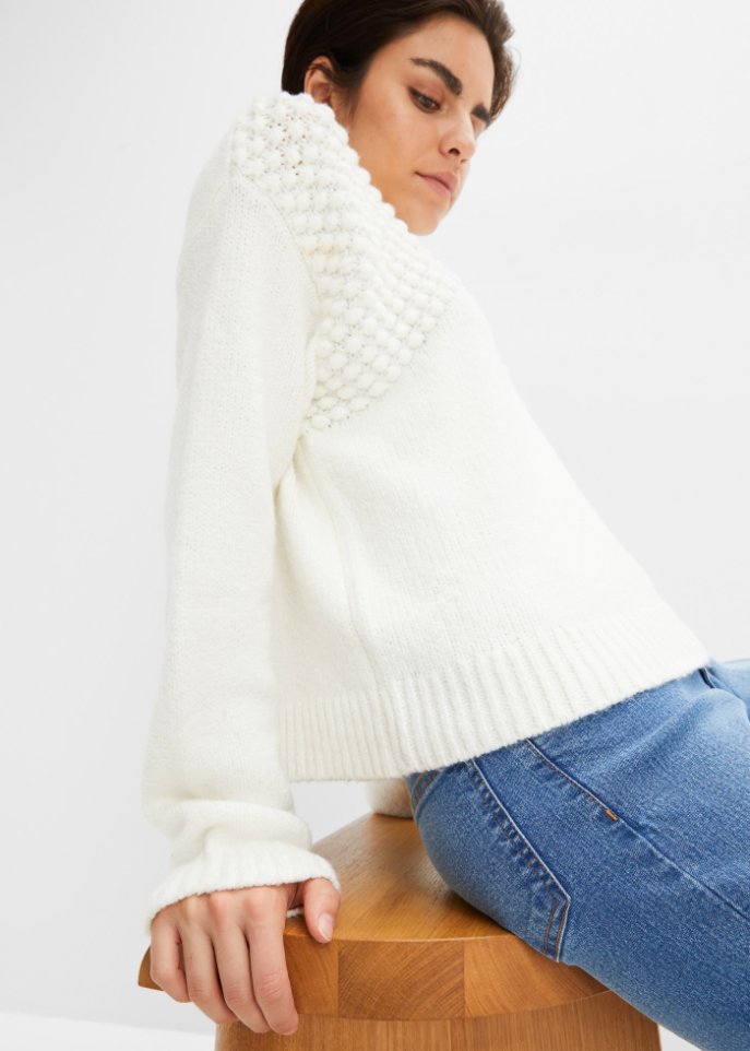 Pullover mit Struktur