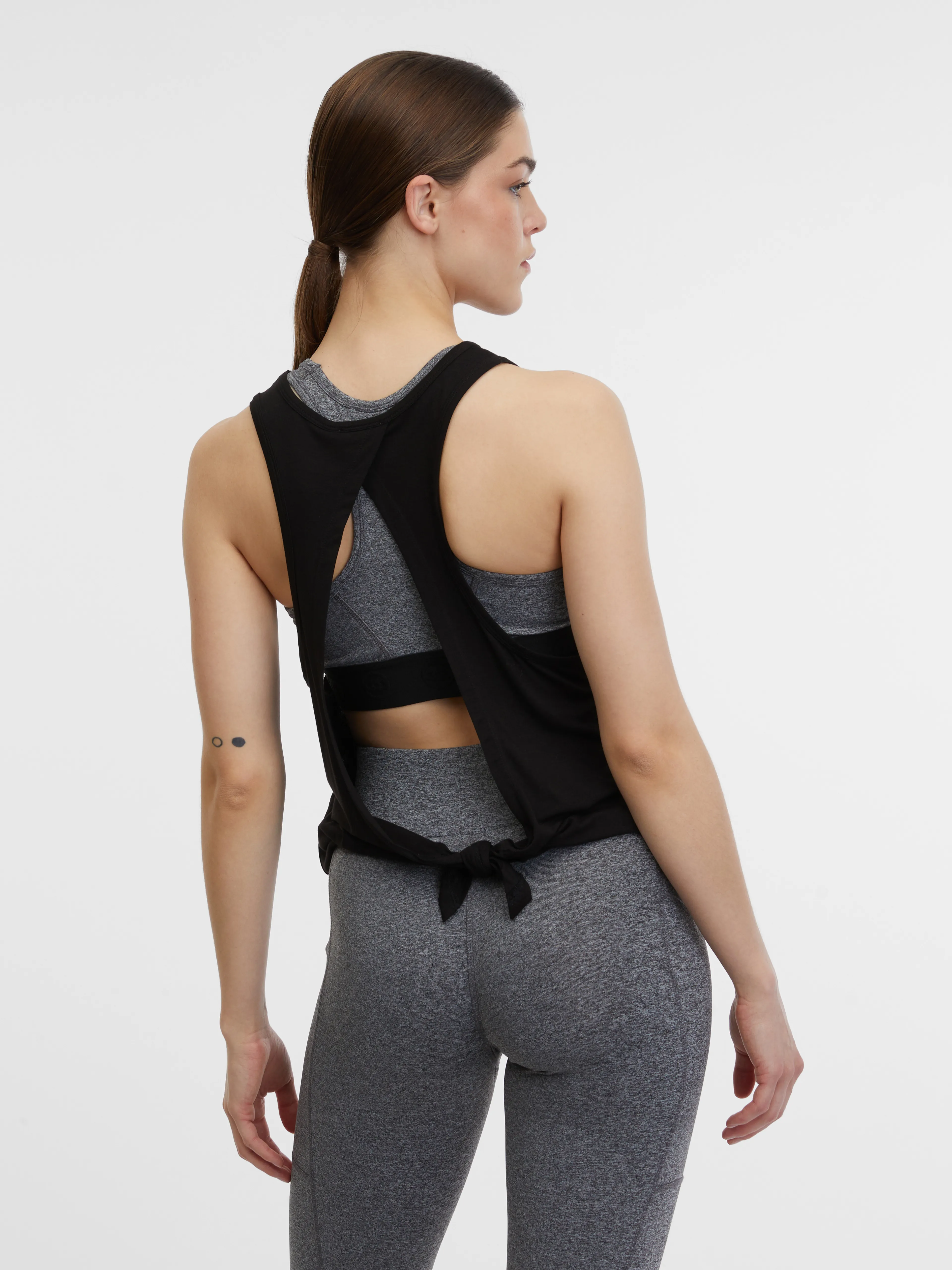 Schwarzes Damen-Sport-Tank-Top ORSAY