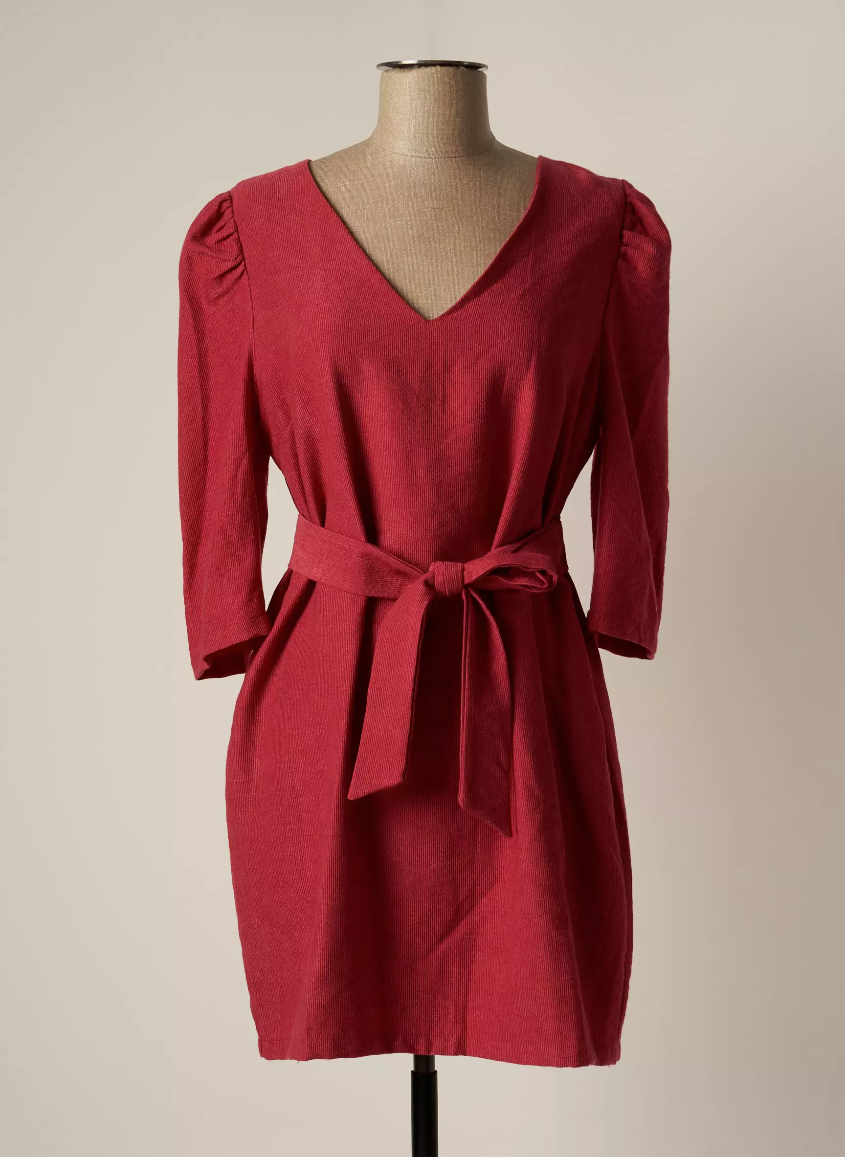 Y Coo Robes Courtes Femme couleur rose