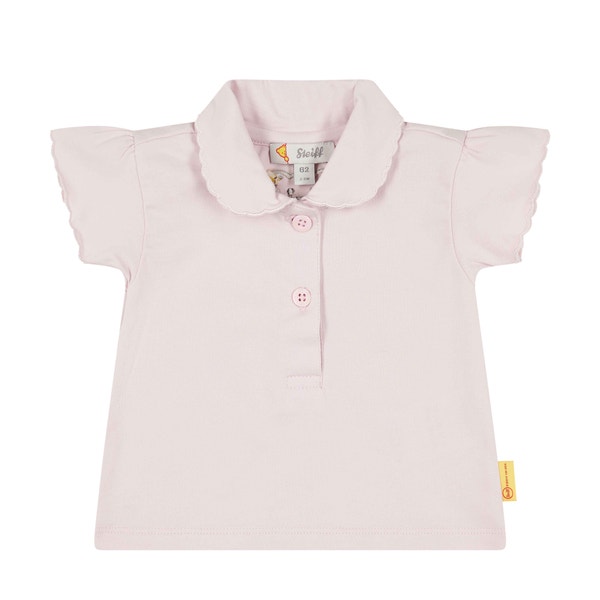 Poloshirt kurzarm, lila für Mädchen