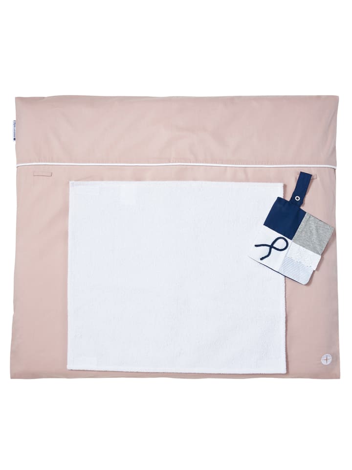nordic coast company  Wickelauflage in Voile Rosa (L) 70 cm, (B) 80 cm günstig kaufen onesize