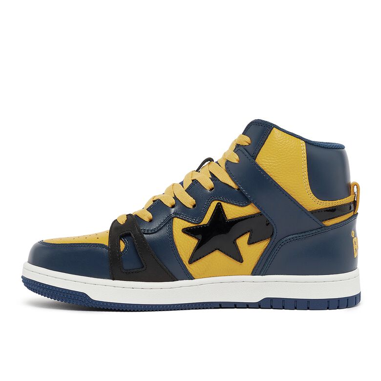 A Bathing Ape Bape Sta 93 Hi M1 yellow