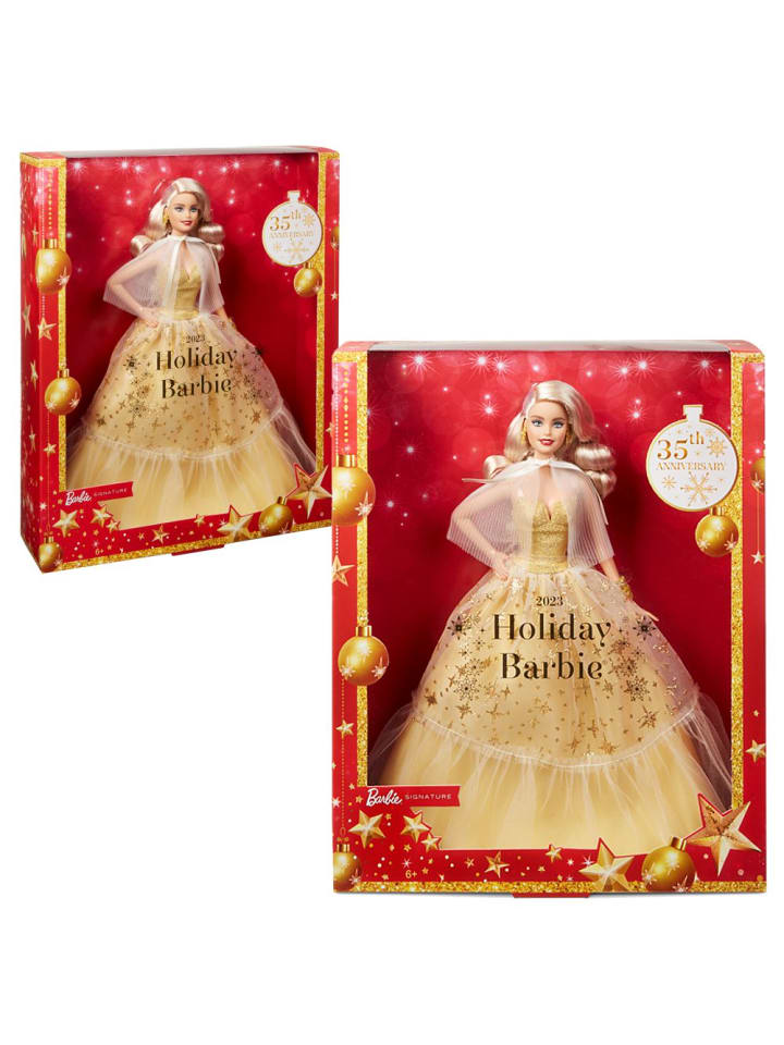Barbie Holiday Barbie 2023 | HJX04 | Mattel Signature Puppe | Sammelpuppe günstig kaufen onesize