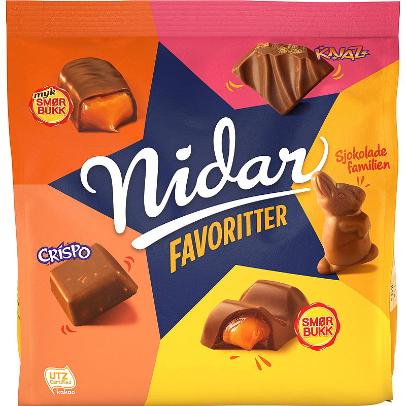 Nidar Nidar favoritter 300 g Smørbukk