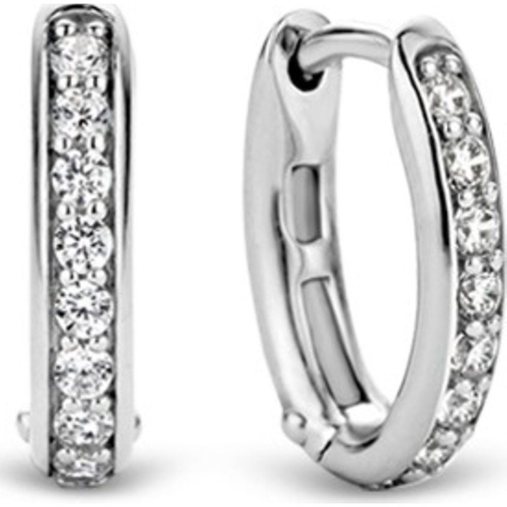 TI SENTO - Milano Créoles 925 Argent Boucles d'oreilles