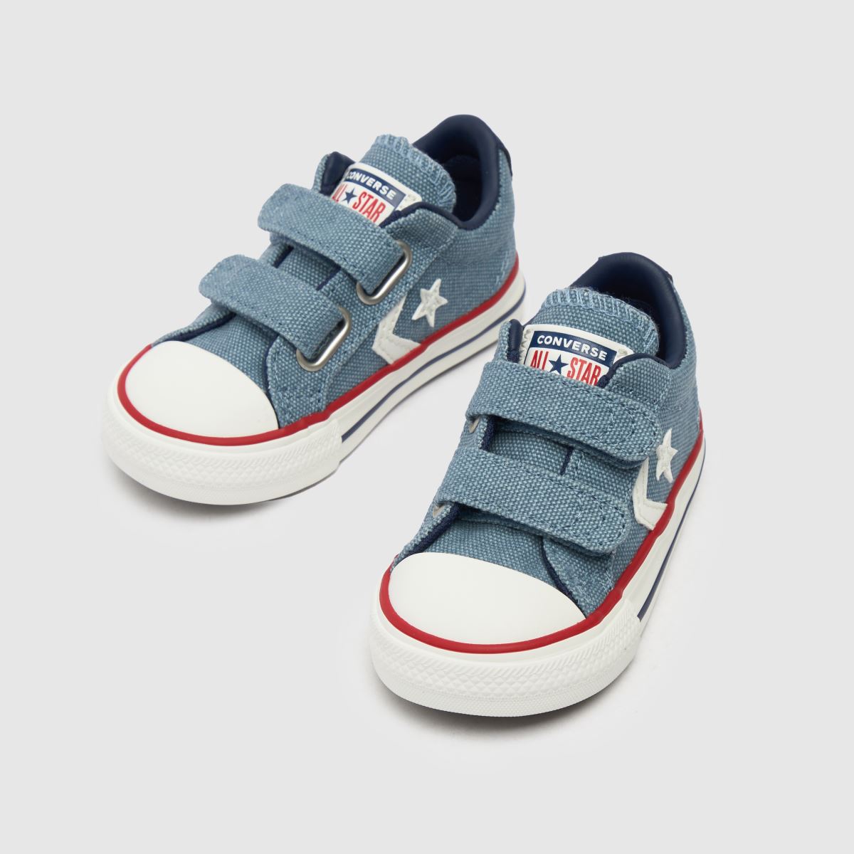 Converse marinblå och vita Star Player 76 v Pojkar Småbarnsskor