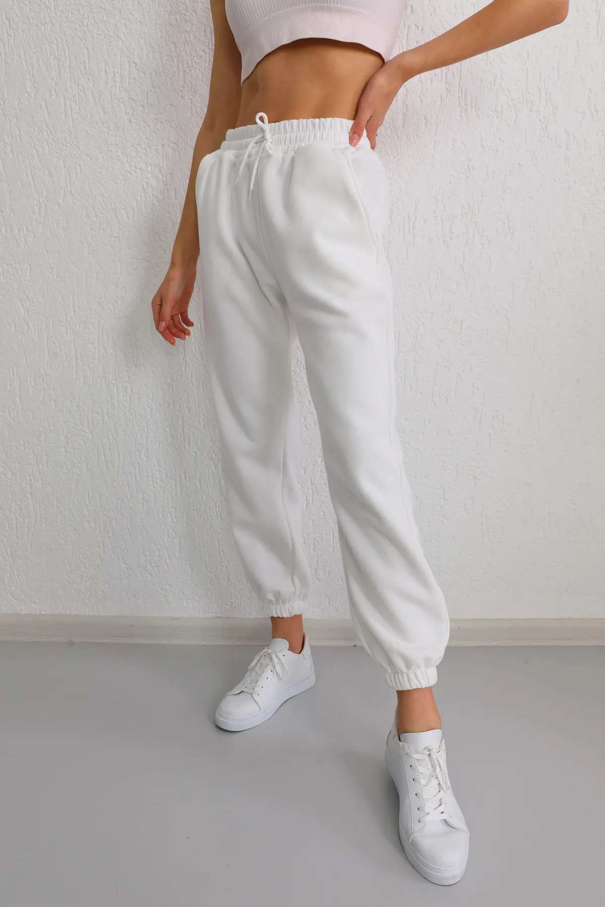 BİKELİFE  Jogginghose - Weiß - Jogger
