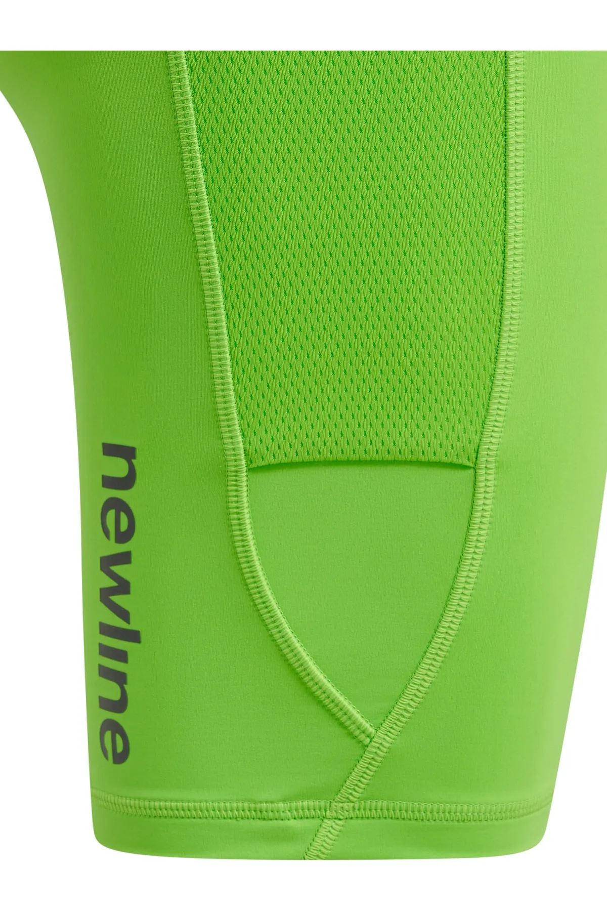 NEWLİNE  Kurze Sporthose - Grün - Mittlerer Bund