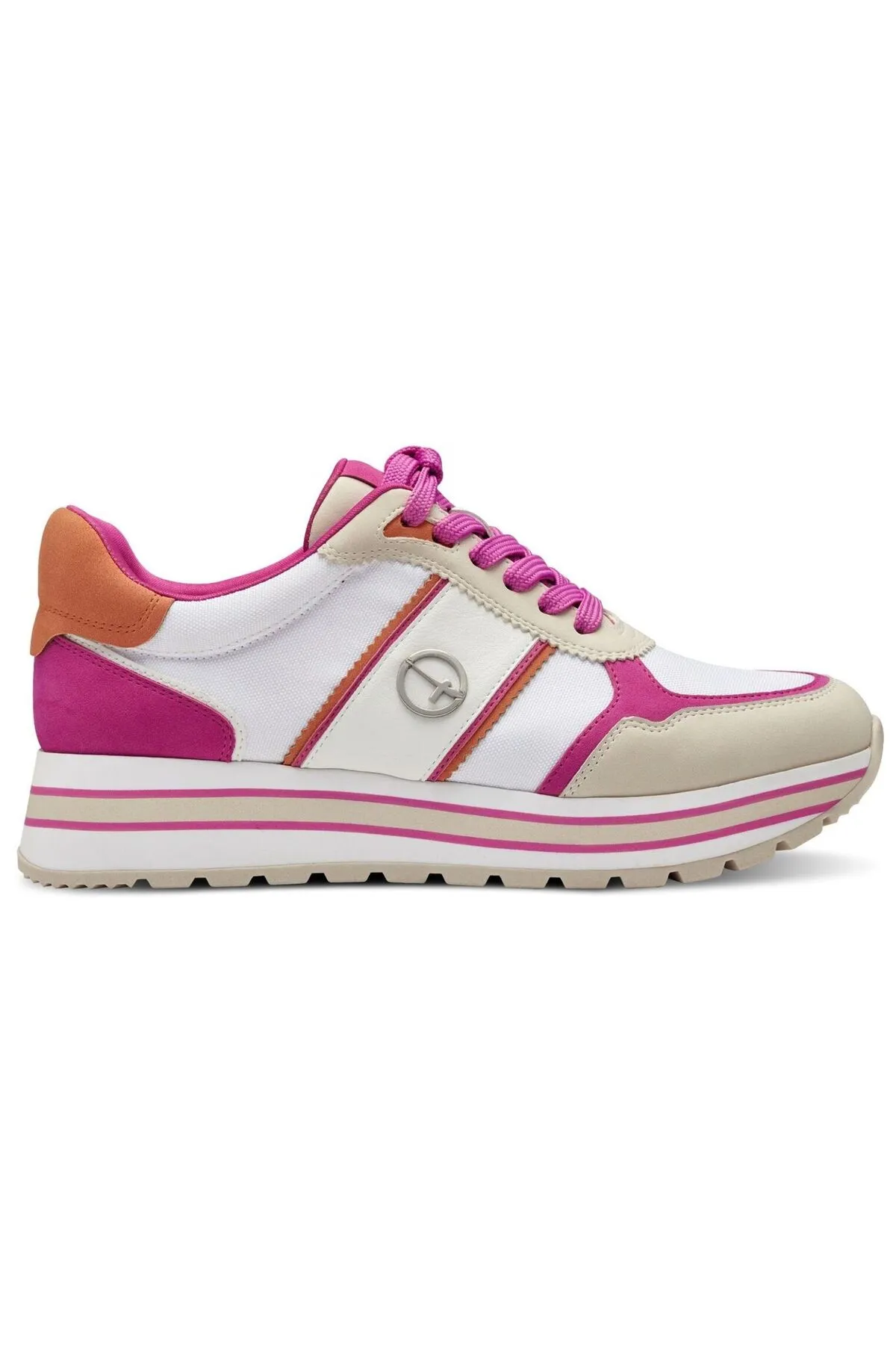 Tamaris  Sneaker - Rosa - Flacher Absatz
