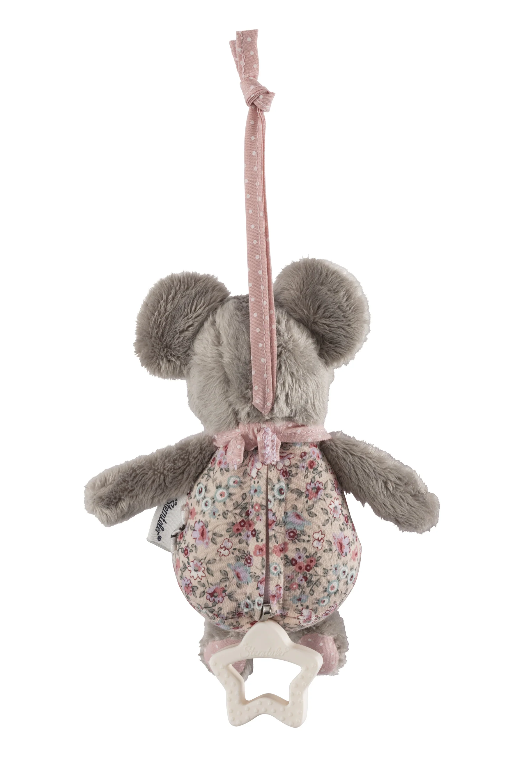 Spieluhr Maus Mabel in rosa, klein