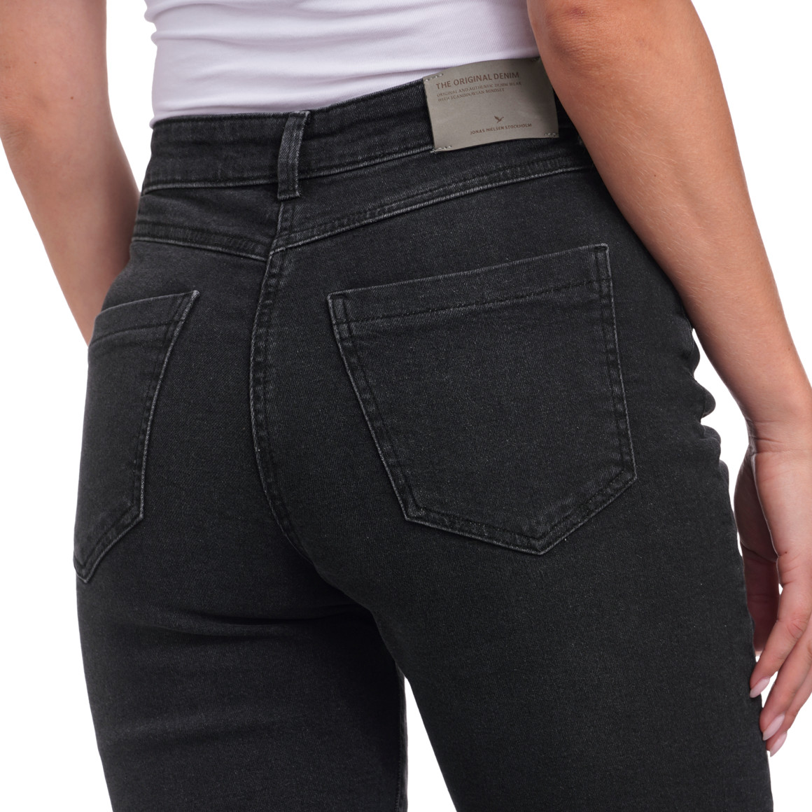 Damen Mom-Jeans mit Usd-Waschung