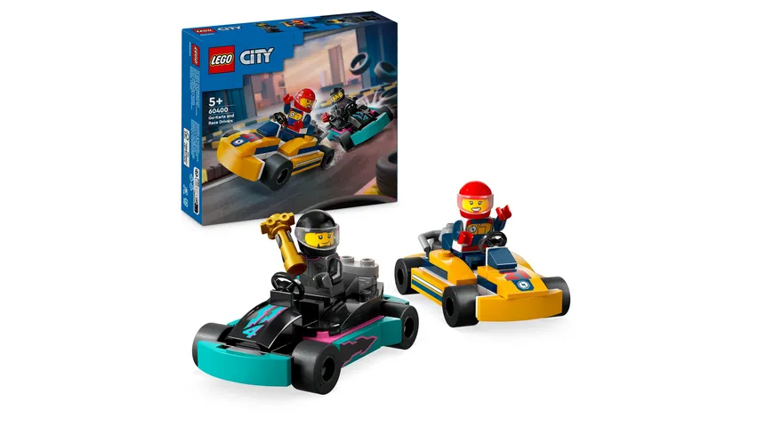 LEGO City 60400 Go-Karts mit Rennfahrern