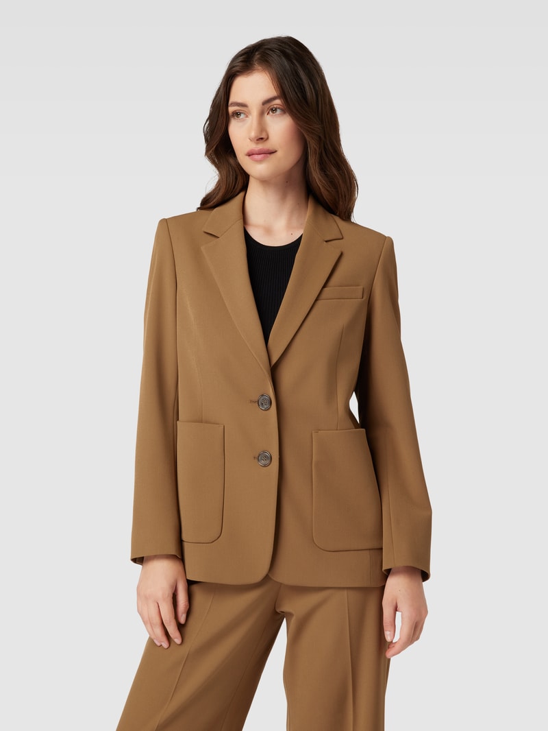 Blazer mit 2-Knopfleiste in camel
