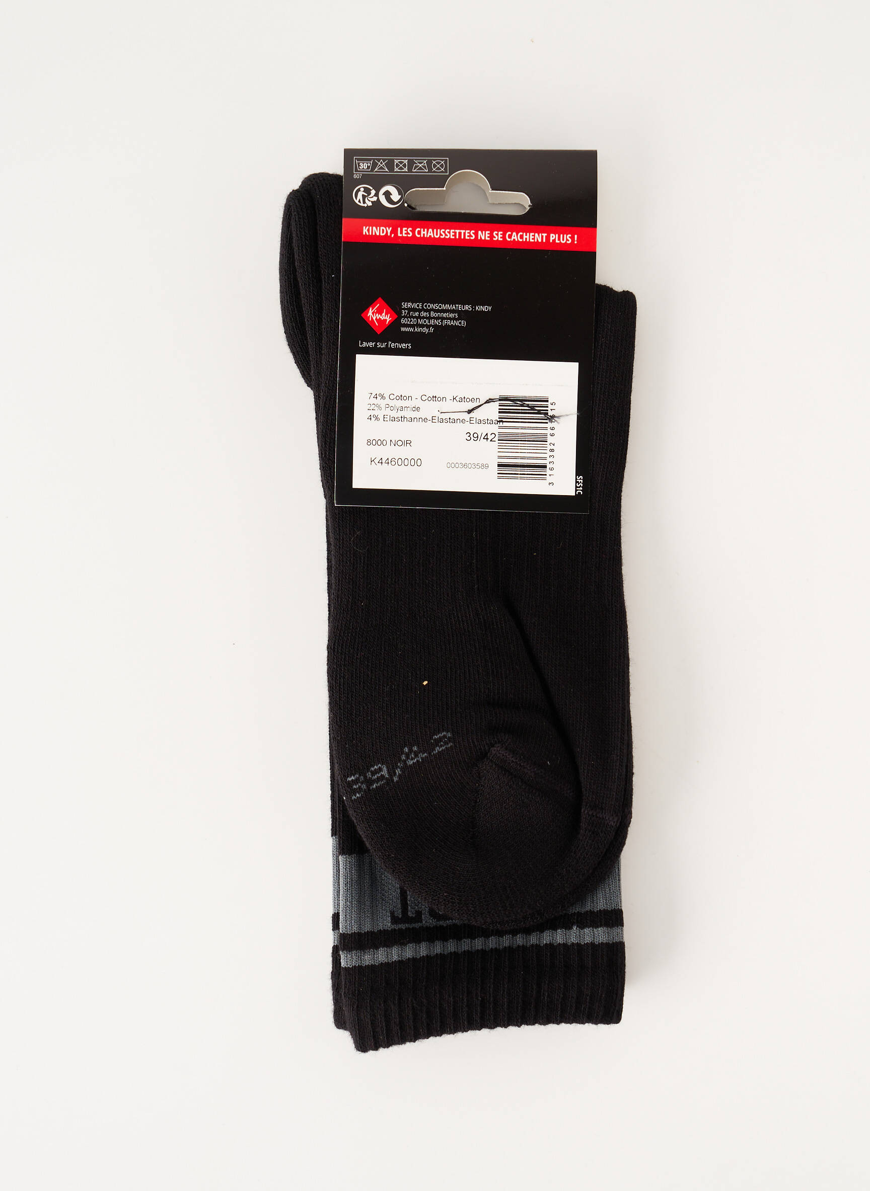 Kindy Chaussette Femme couleur noir
