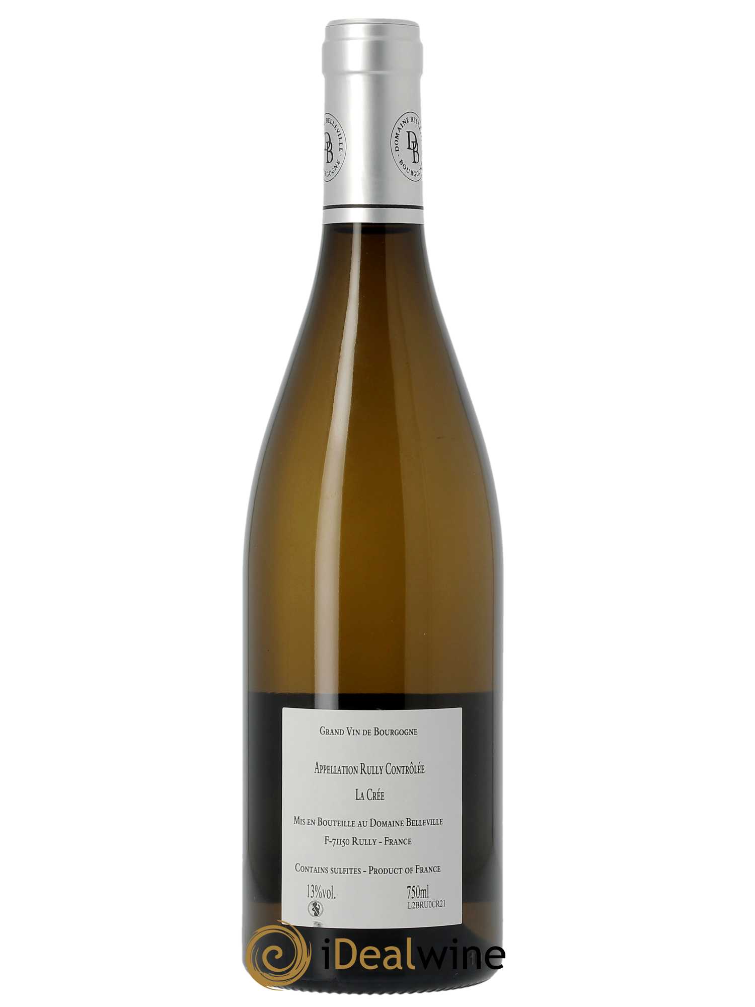 Rully La Crée Belleville  2021 - Lot de 1 Bouteille