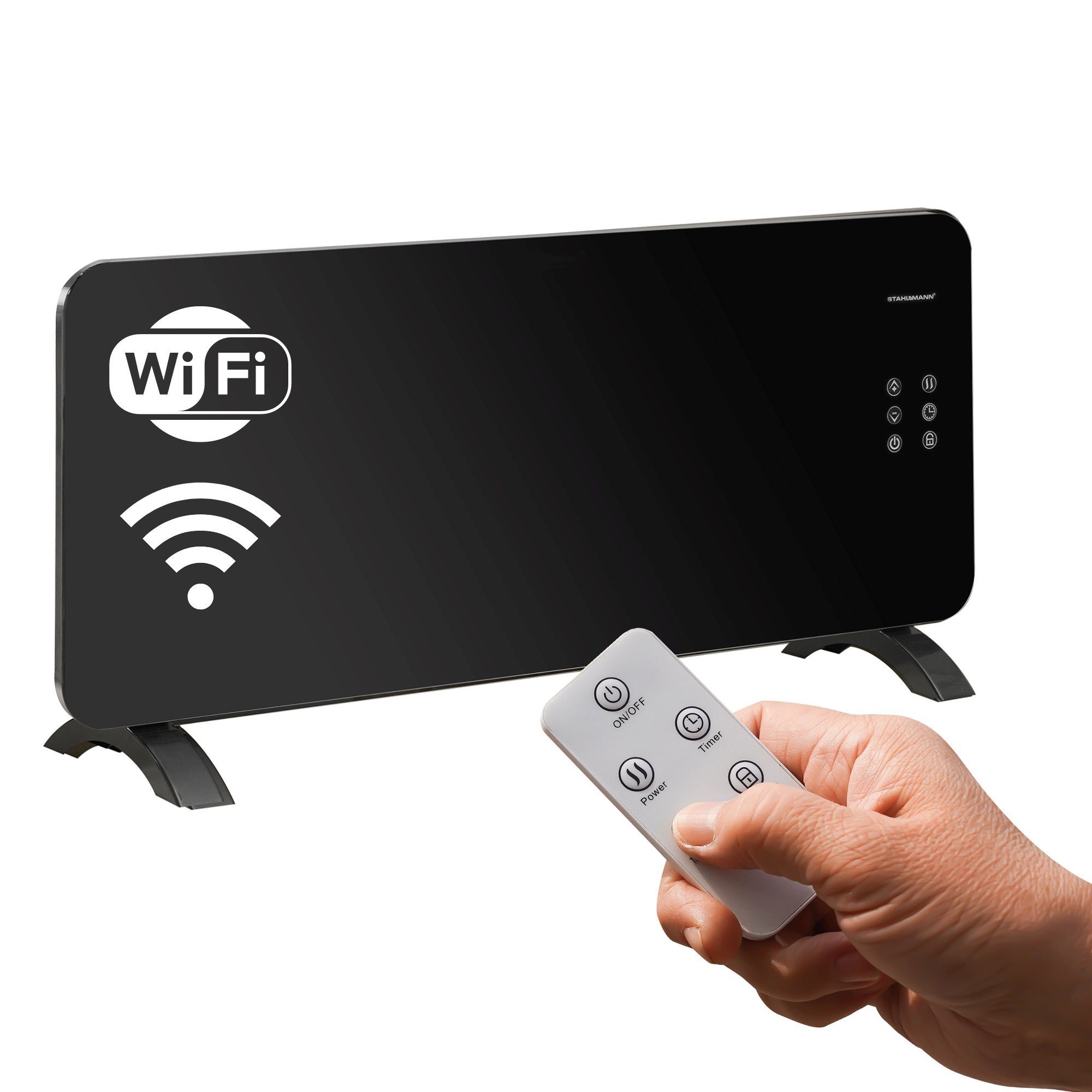 Stahlmann Heizgerät STAHLMANN Konvektor Heizung ZG2000, WiFi App Steuerung, 2000 W, Schnelle Erwärmung, Thermostat, Leise und Konvektor Heizung