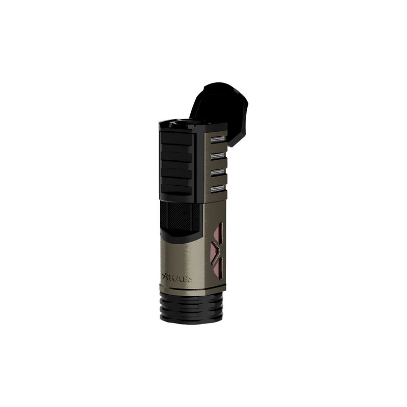 Feuerzeug Jetflamme Xikar Tactical 1 Single Gunmetal \/ Black