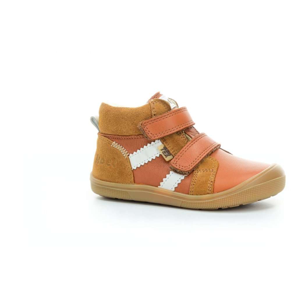 Koel4kids Ethan TEX Wool Cognac 07T023.102 mit Wolle gefütterte Winterbarfußschuhe
