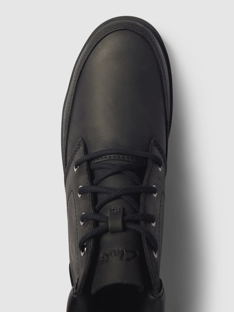 Desert Boots aus Leder Modell 'ROSSDALE' in schwarz