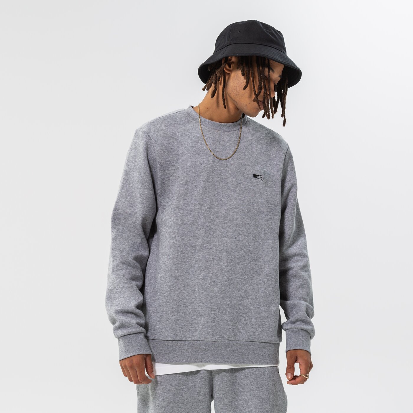 CONFRONT SWEATSHIRT CONFRONT CREW MINI LOGO Grau