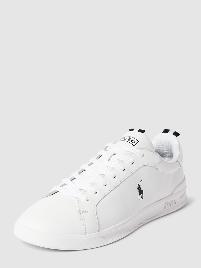 Sneaker mit Label-Details in weiß