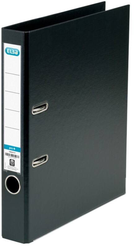 ELBA Smart Pro  Ordner DIN A4 50 mm Schwarz 2 Ringe PP (Polypropylen)