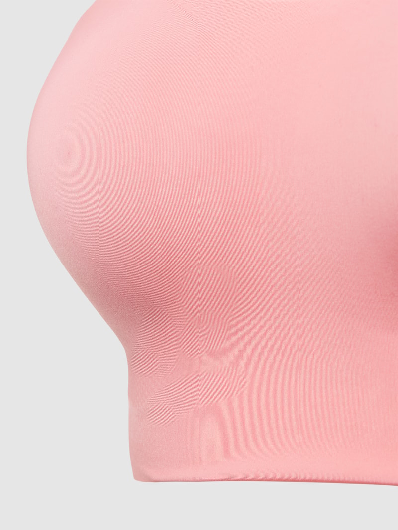 Bralette mit Label-Detail Modell 'Feel' in altrosa
