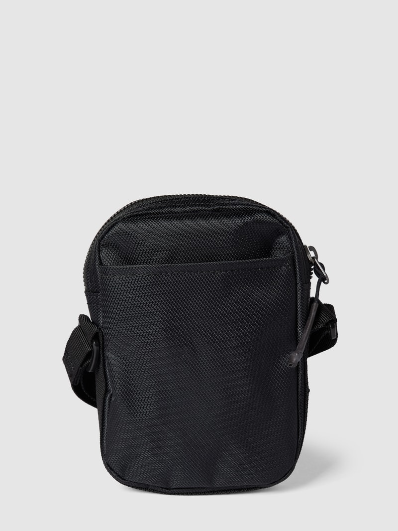 Micro Bag mit Label-Print in schwarz