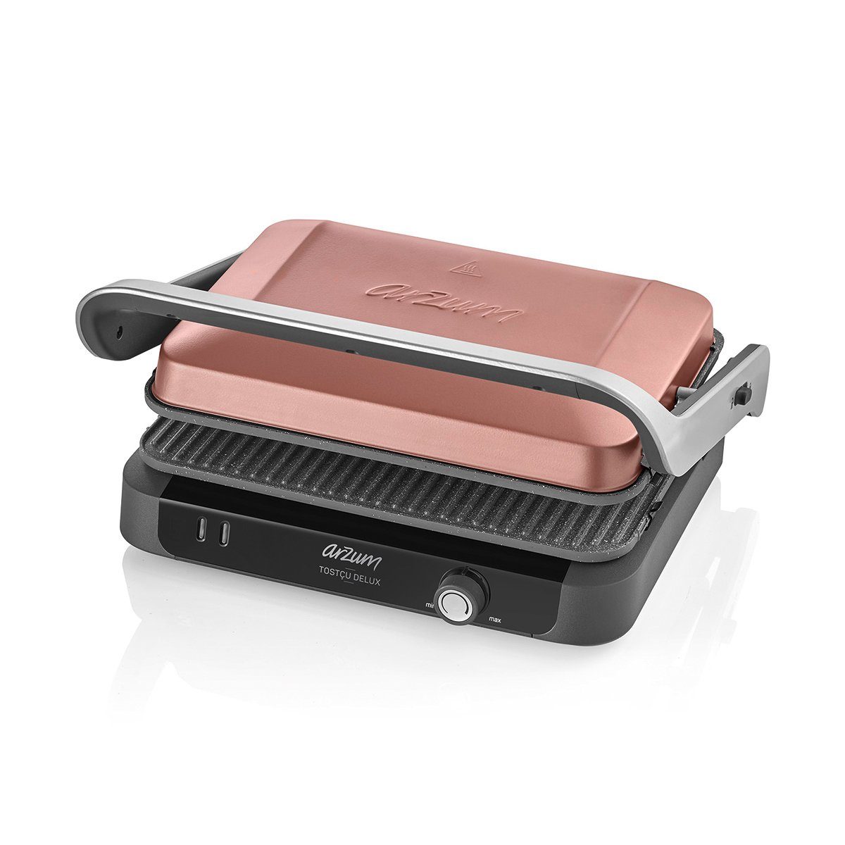 Arzum Sandwichmaker Tostçu Delux 1800W, Kontaktgrill Sandwichmaker Sandwich-Toaster