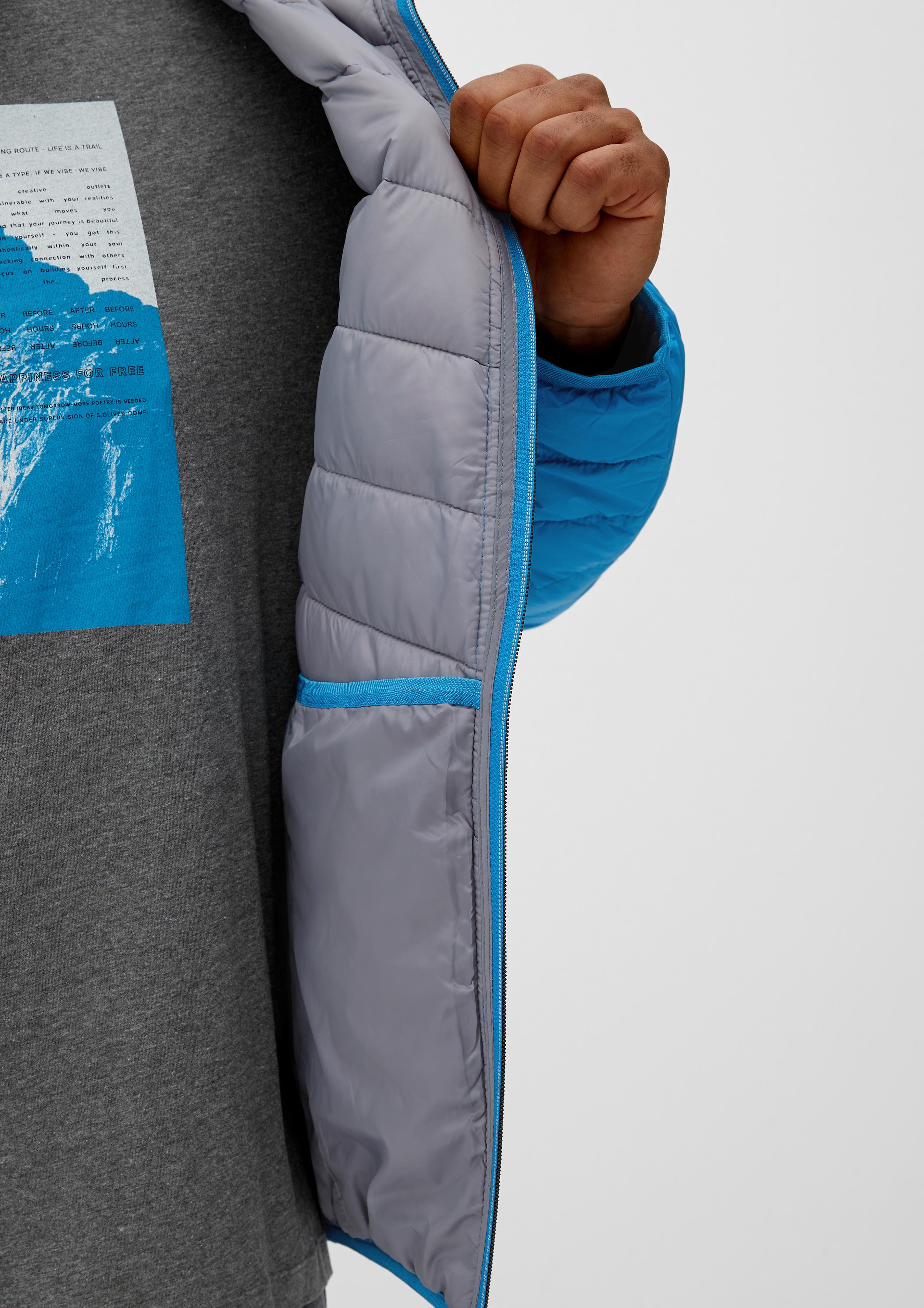 Steppjacke mit Logo-Applikation  2128199-6285
