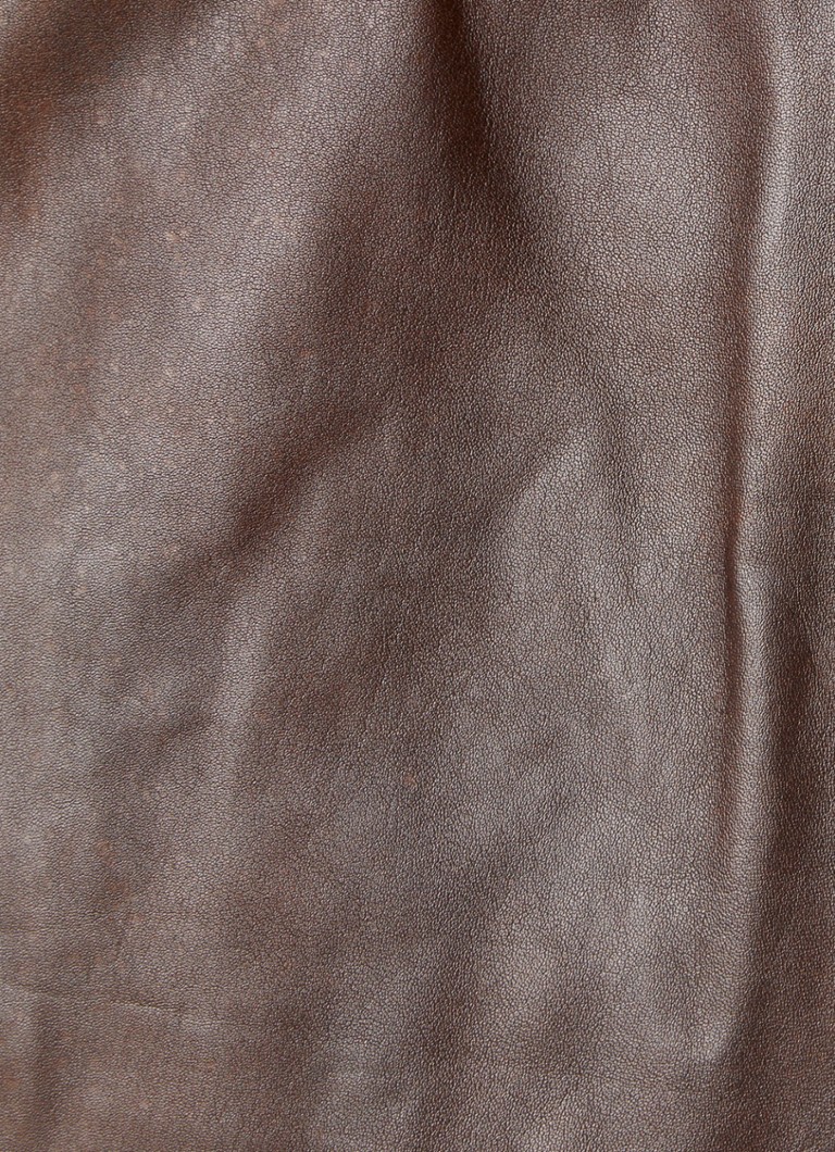 Jachetă scurtă din piele de miel Milo de la ba&sh.