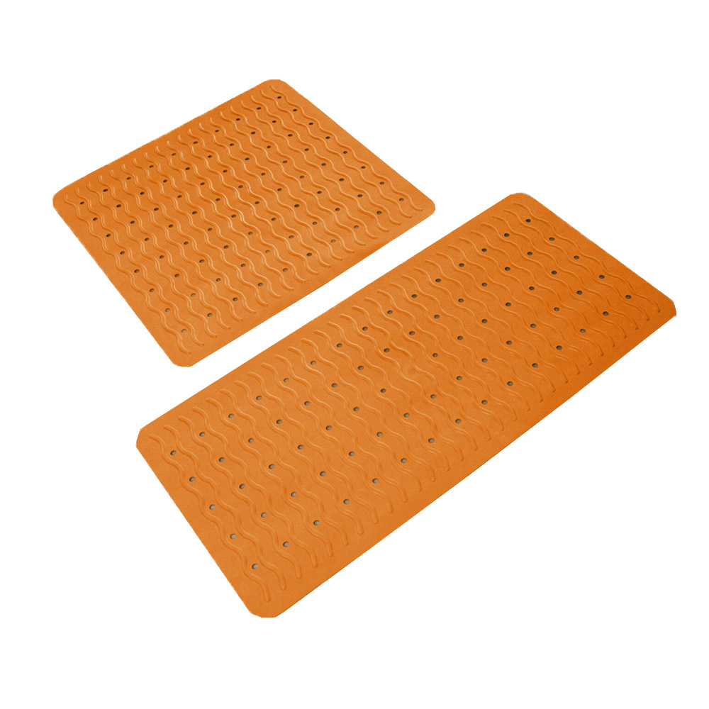 Ridder Duscheinlage Playa ca. 54x54 cm, orange, 100% TPE
