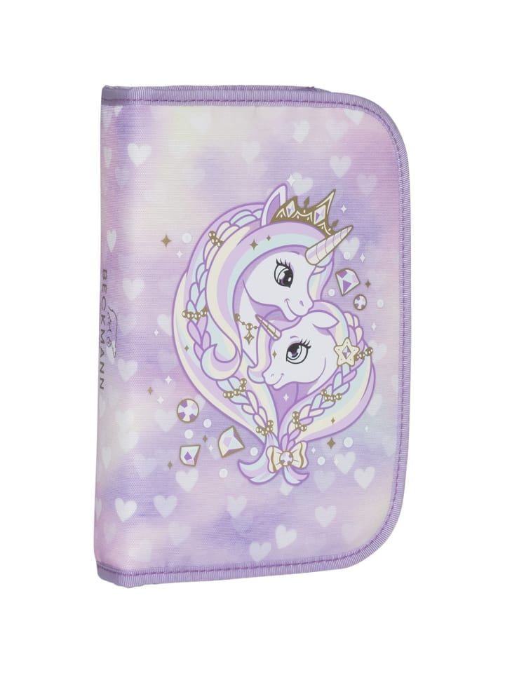 BECKMANN Federmappe mit Inhalt Unicorn Princess Purple in lila günstig kaufen onesize