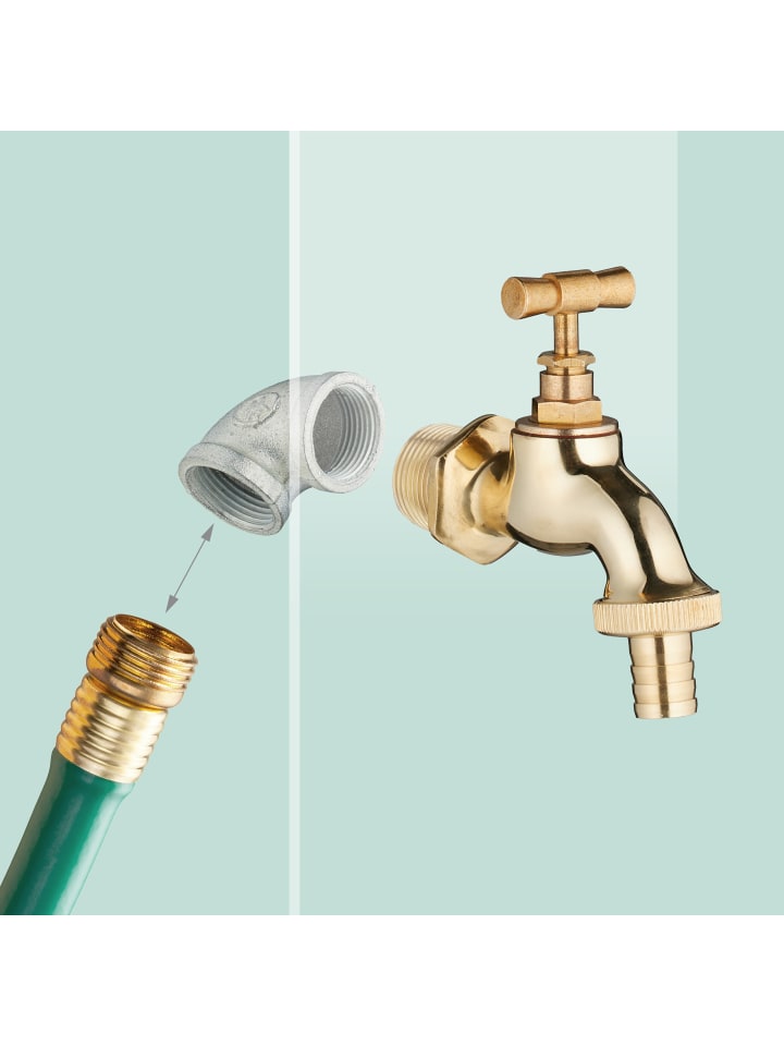 relaxdays Standbrunnen in Braun - (B)44,5 x (H)100 x (T)38 cm günstig kaufen onesize