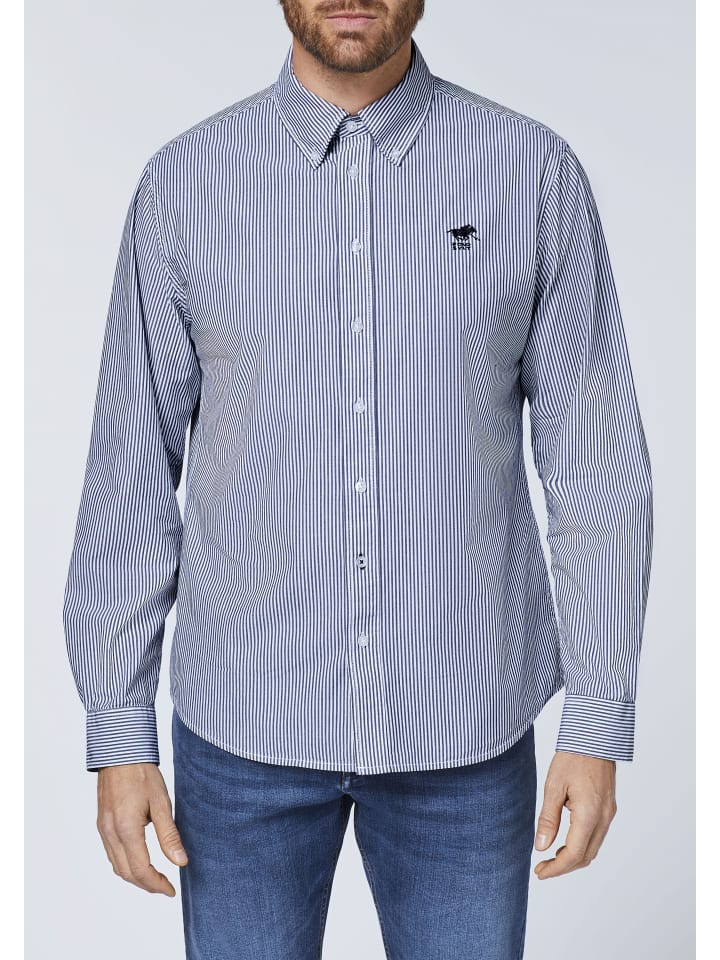 Polo Sylt Hemd in Blau günstig kaufen