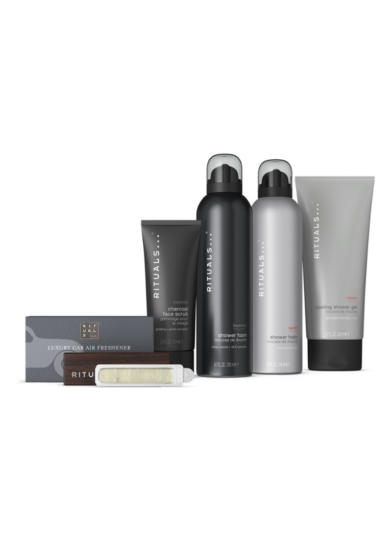 „Rituals Rituals Homme“ didelis dovanų rinkinys 2024 m. – riboto leidimo priežiūros rinkinys