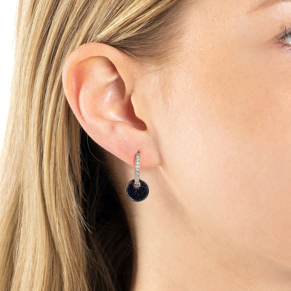 Leonardo Créoles Acier inoxydable Boucles d'oreilles