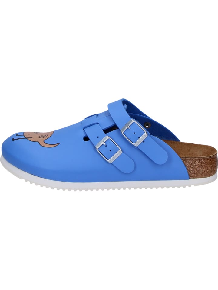 Birkenstock Pantoletten Kay SL in Hund blau günstig kaufen